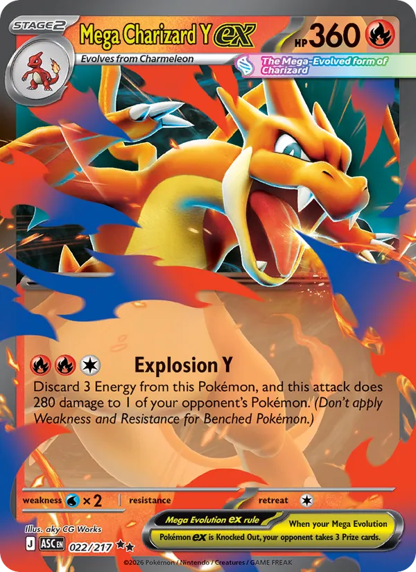 Mega Charizard Y ex #22/217