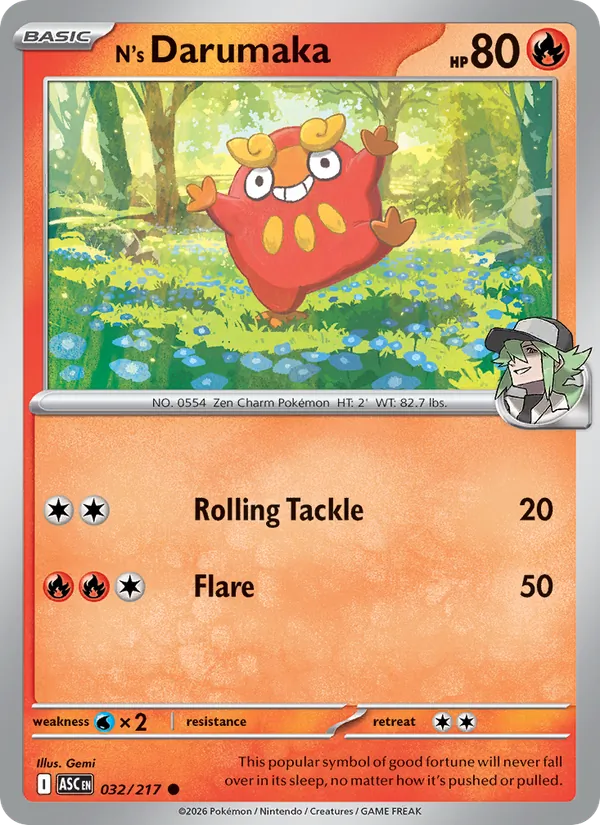 N's Darumaka #32/217