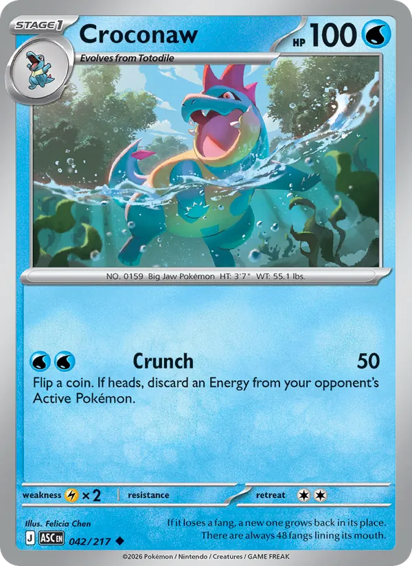Croconaw #42/217