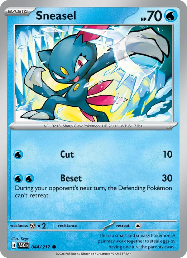Sneasel #44/217