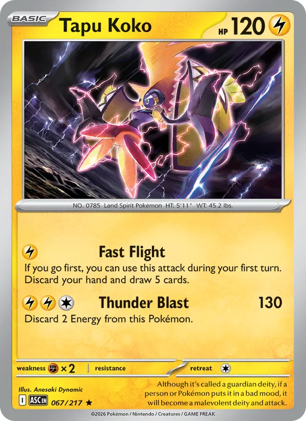 Tapu Koko #67/217