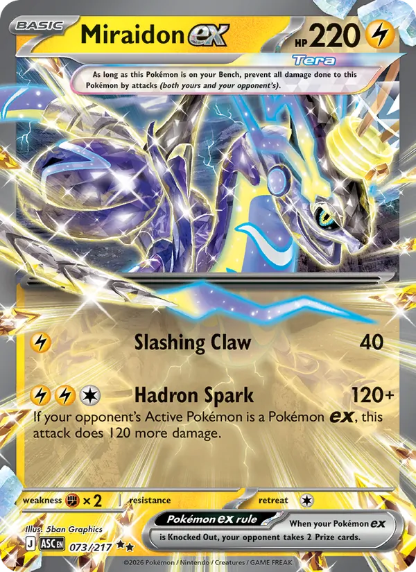 Miraidon ex #73/217