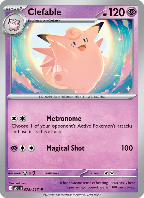 Clefable #75/217