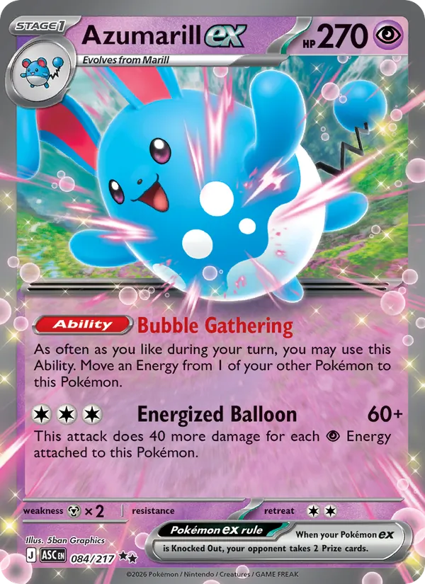 Azumarill ex #84/217