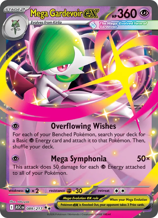 Mega Gardevoir ex #89/217