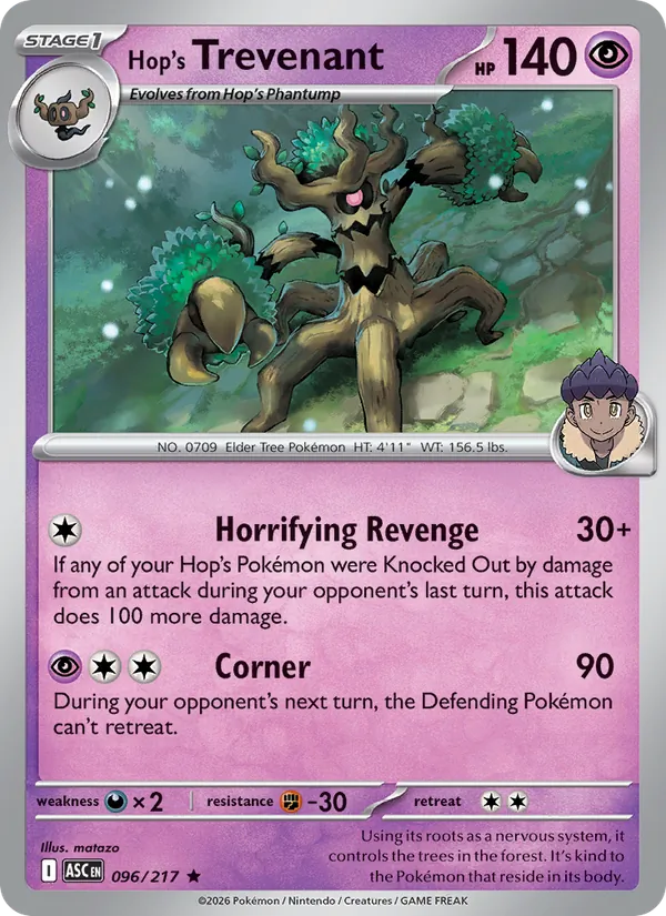 Hop's Trevenant #96/217