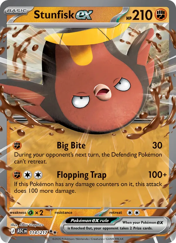 Stunfisk ex #114/217