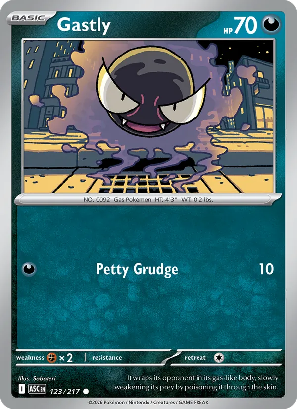 Gastly #123/217