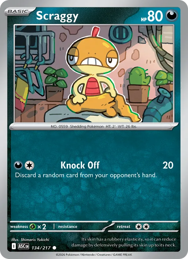 Scraggy #134/217