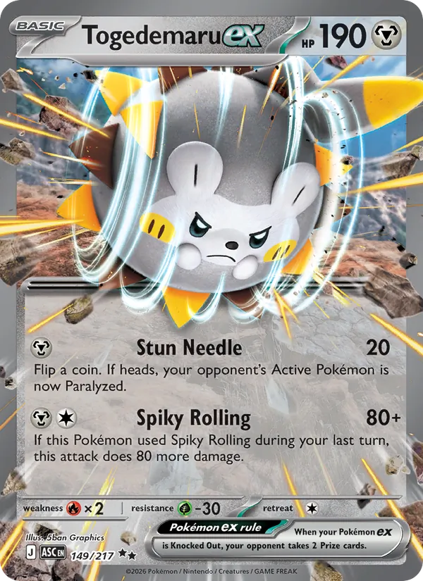 Togedemaru ex #149/217