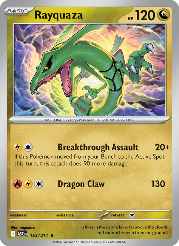 Rayquaza #153/217