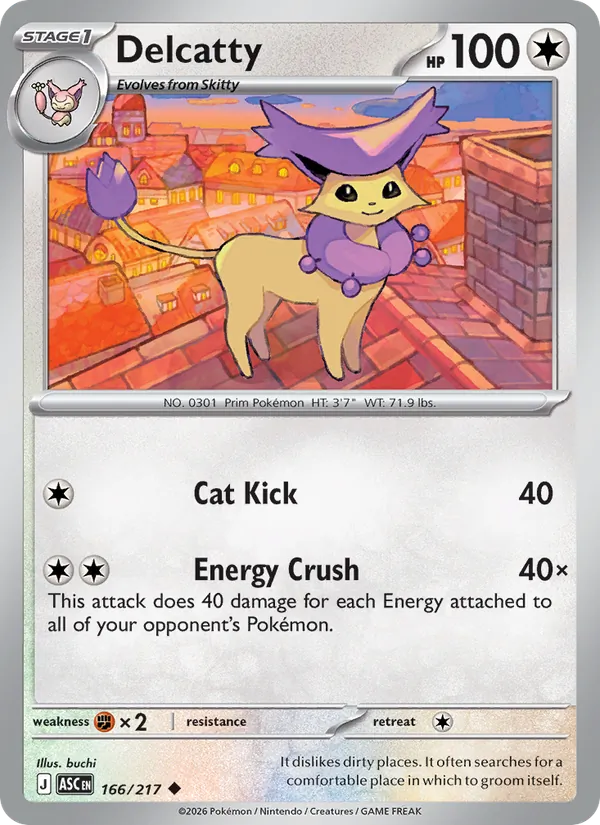 Delcatty #166/217
