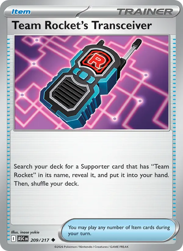 Team Rocket's Transceiver #209/217