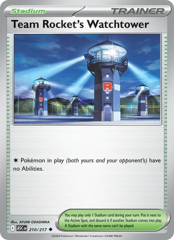 Team Rocket's Watchtower #210/217