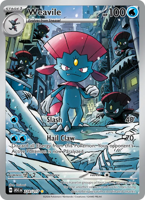Weavile #228/217