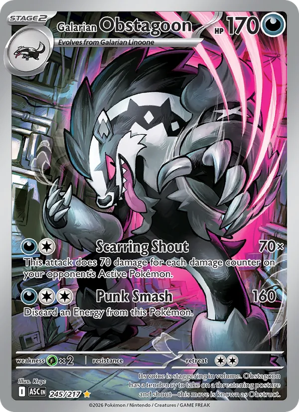 Galarian Obstagoon #245/217