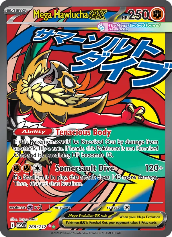 Mega Hawlucha ex #268/217