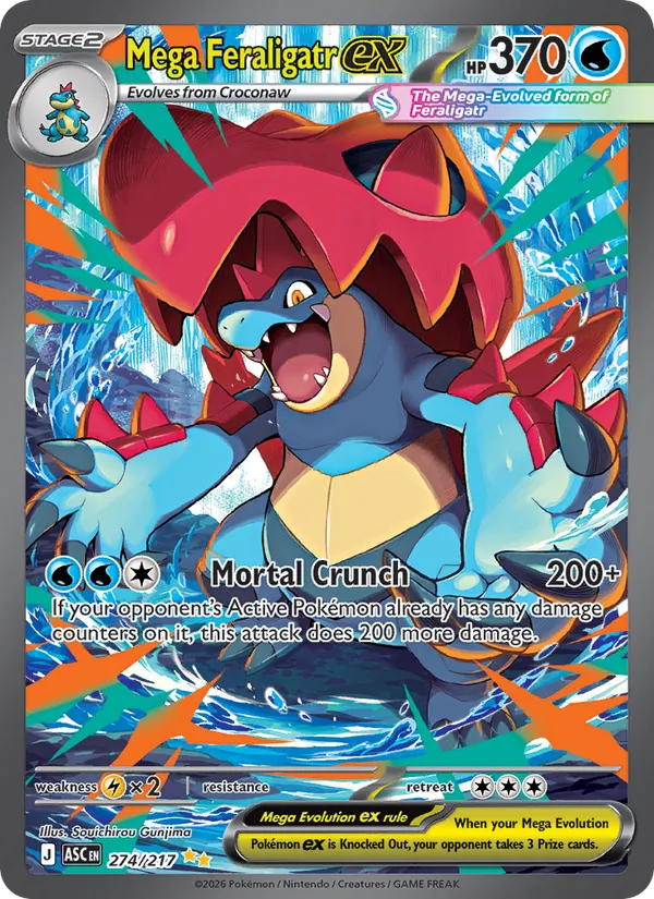 Mega Feraligatr ex #274/217