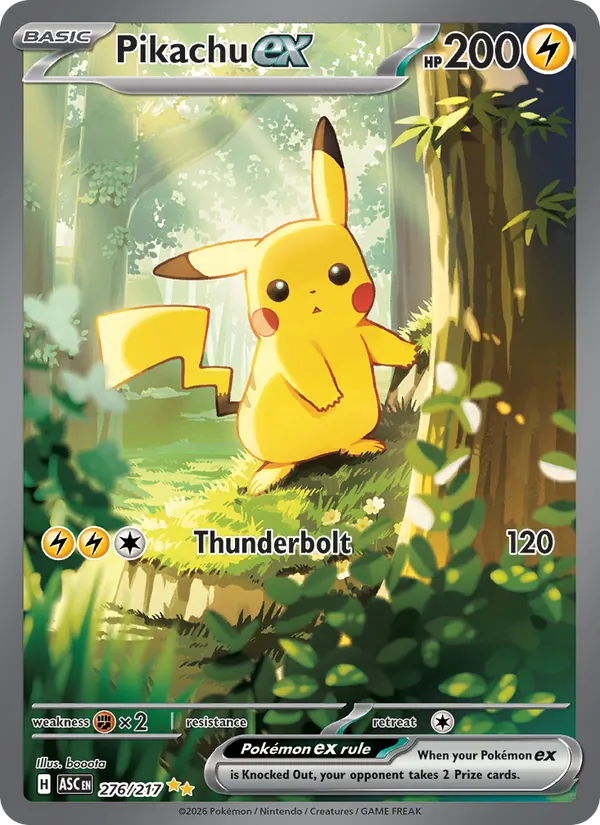 Pikachu ex #276/217