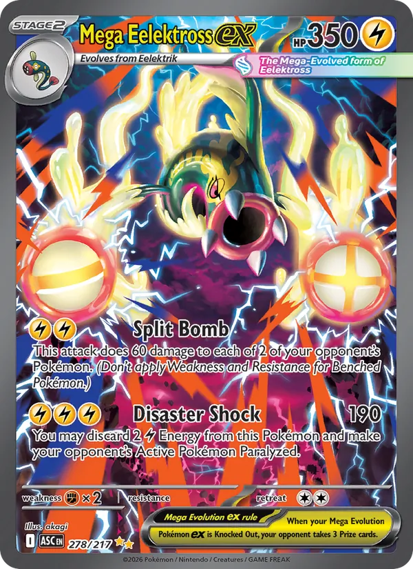 Mega Eelektross ex #278/217