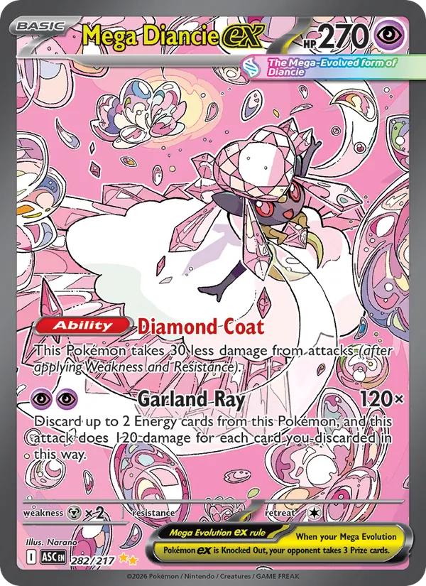 Mega Diancie ex #282/217
