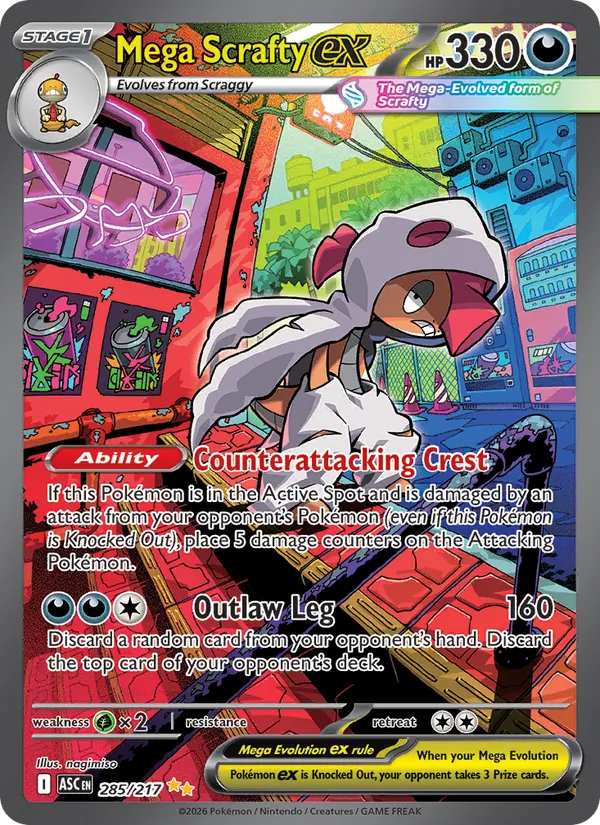 Mega Scrafty ex #285/217