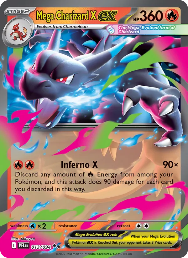 Mega Charizard X ex #13/94