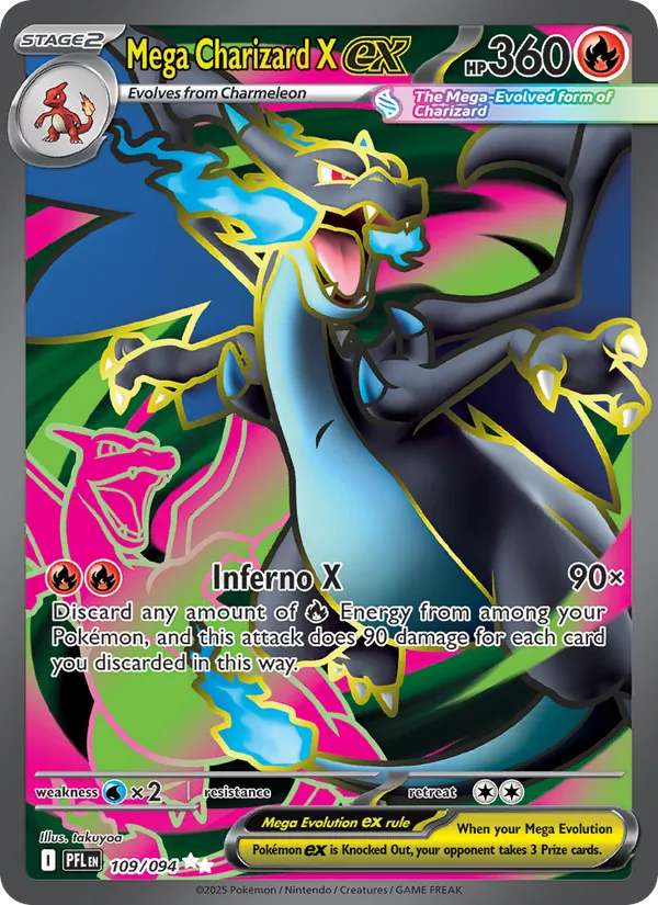 Mega Charizard X ex #109/94
