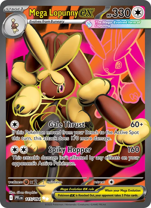 Mega Lopunny ex #115/94