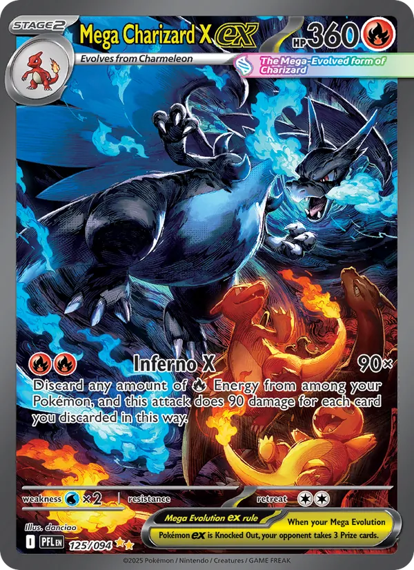 Mega Charizard X ex #125/94