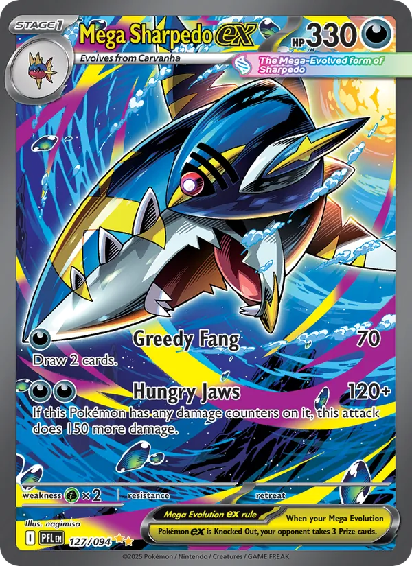 Mega Sharpedo ex #127/94