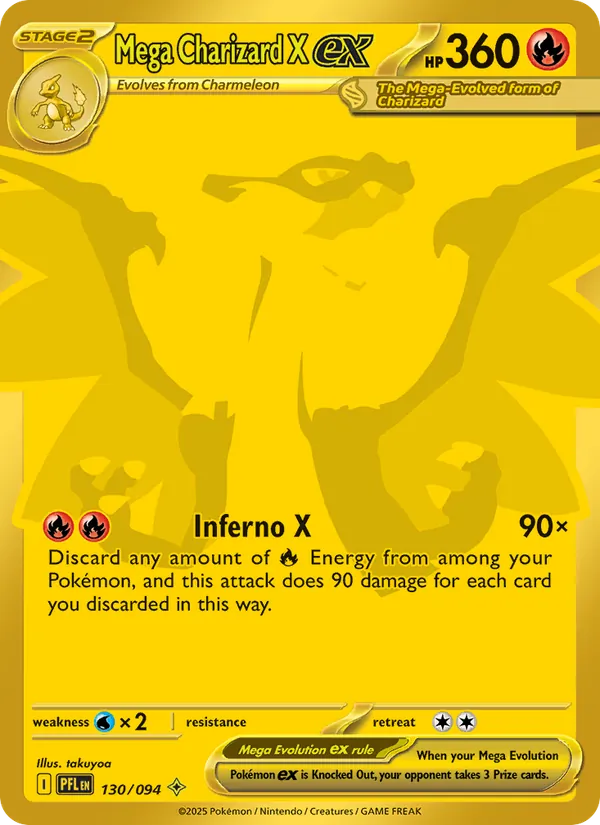 Mega Charizard X ex #130/94