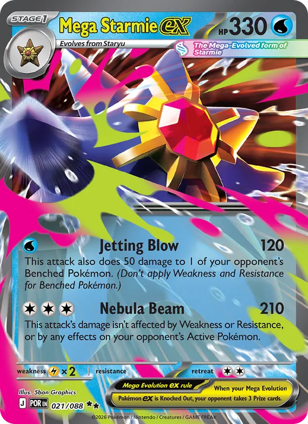 Mega Starmie ex #21/88
