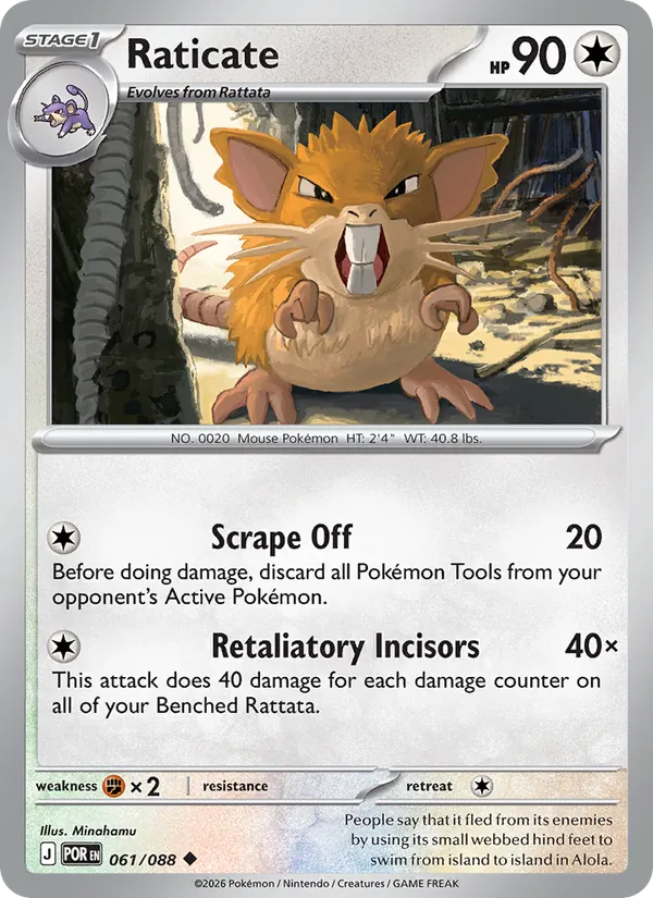 Raticate #61/88
