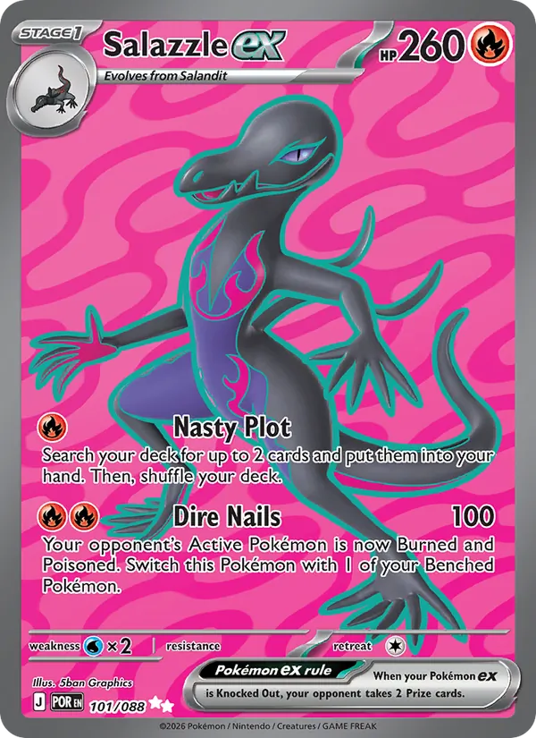 Salazzle ex #101/88