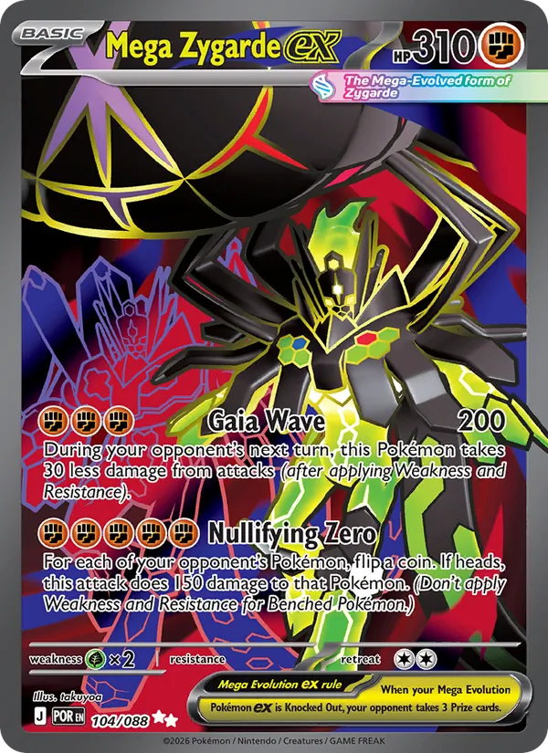 Mega Zygarde ex #104/88