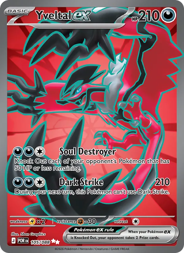 Yveltal ex #105/88