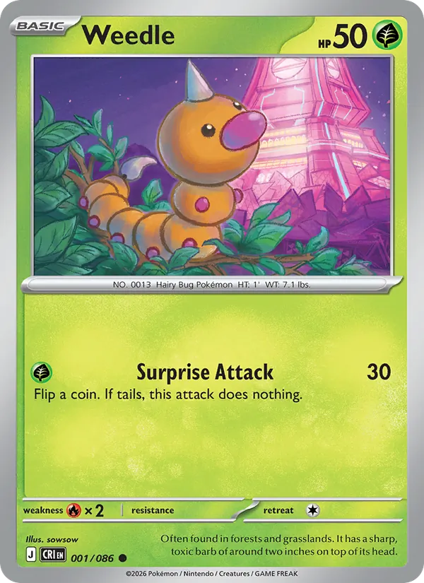Weedle #1/86