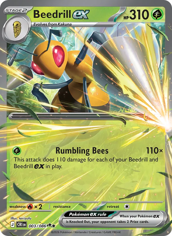 Beedrill ex #3/86