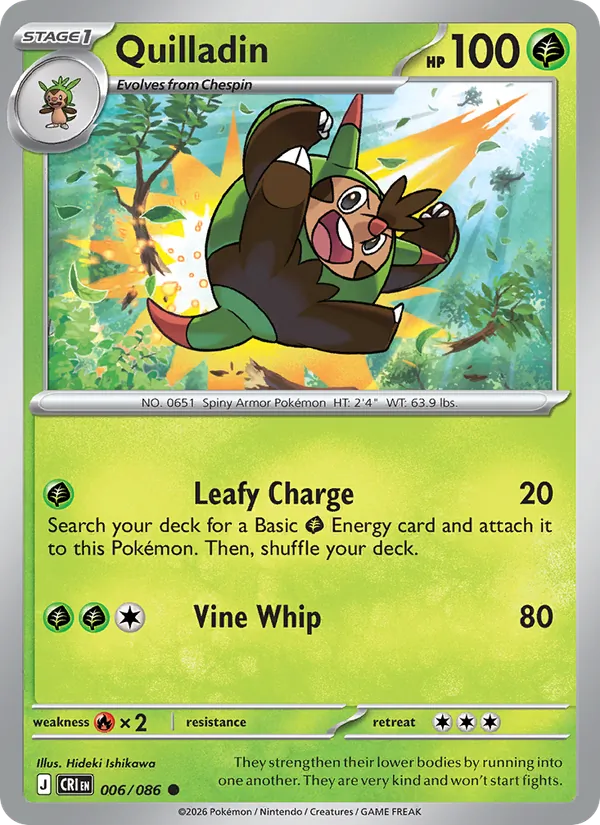 Quilladin #6/86