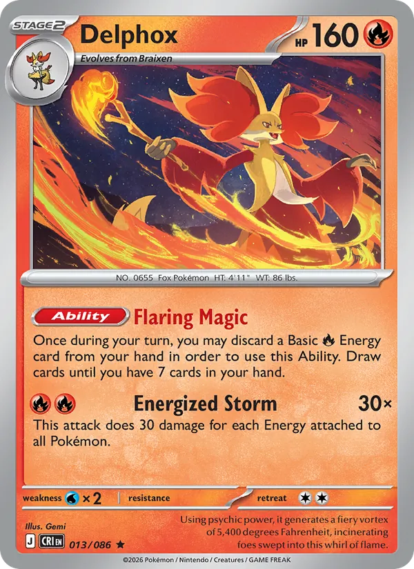 Delphox #13/86