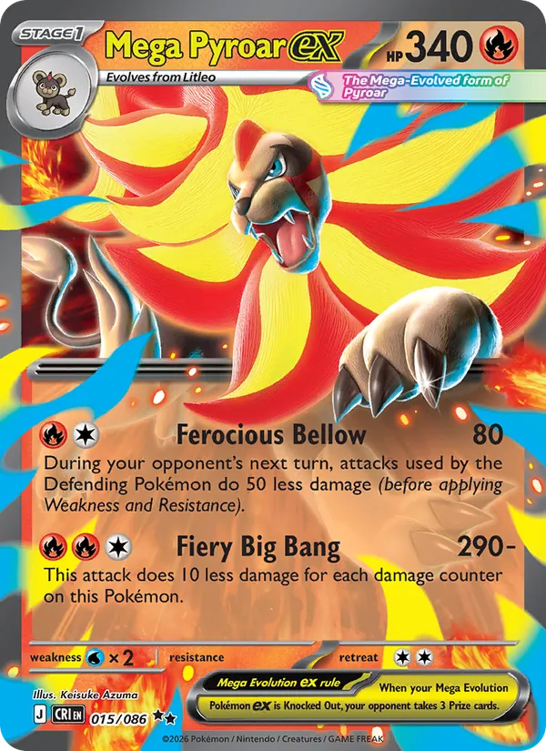 Mega Pyroar ex #15/86