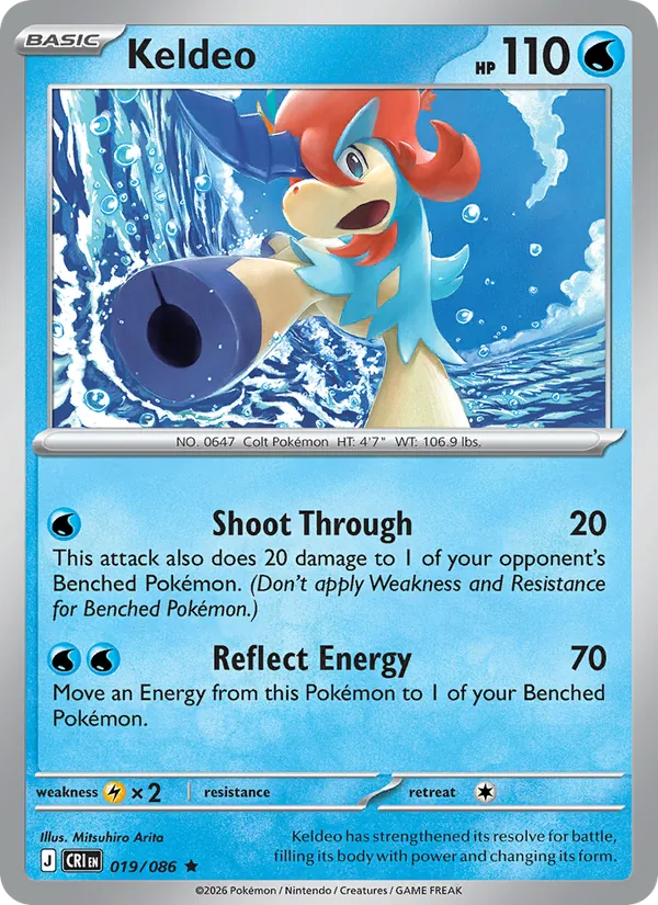 Keldeo #19/86