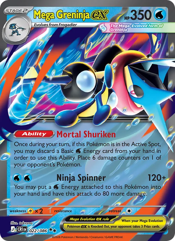 Mega Greninja ex #22/86