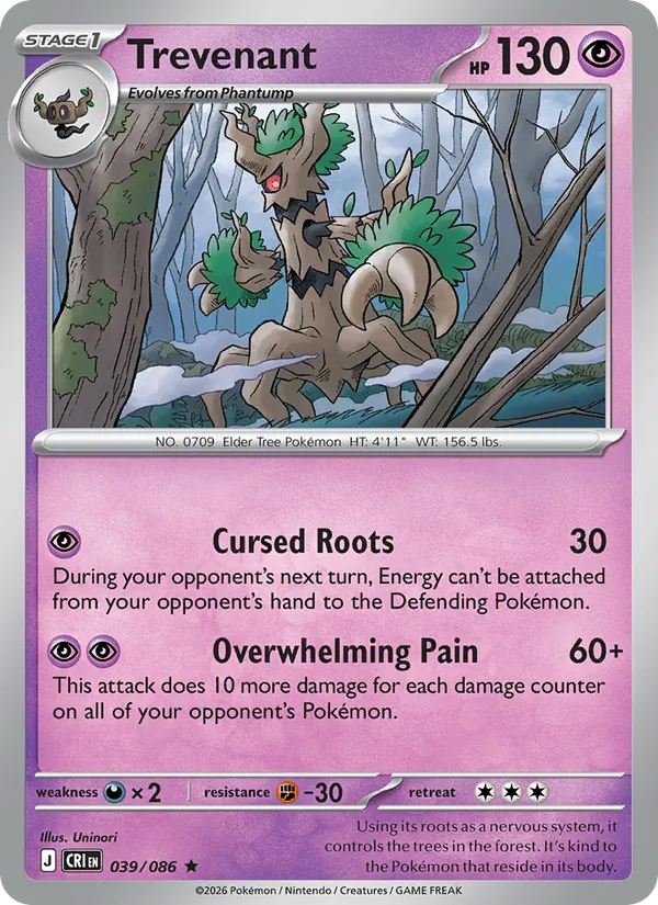 Trevenant #39/86