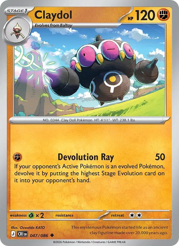 Claydol #47/86