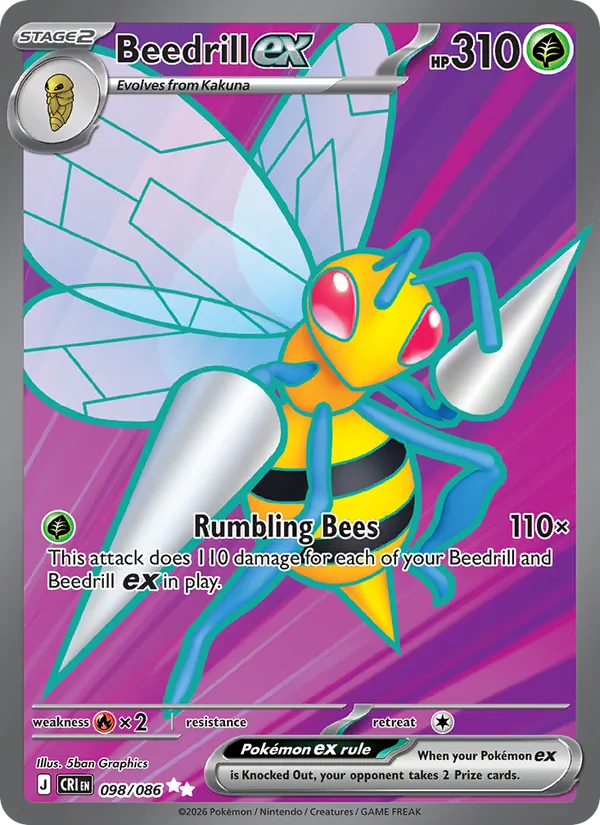 Beedrill ex #98/86