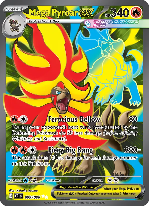 Mega Pyroar ex #99/86