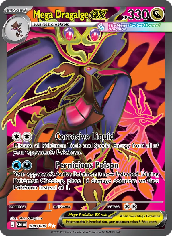 Mega Dragalge ex #104/86