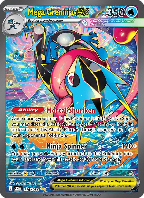 Mega Greninja ex #116/86